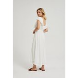 Moodo Women's maxi dress with back neckline - white | shoptok.hr