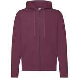 Fruit Of The Loom Burgundy Zippered Hoodie Classic Cijene