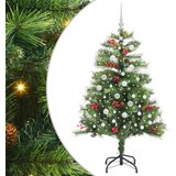  Umjetno božićno drvce 150 LED lampica Topla bijela PVC i metal | shoptok.hr