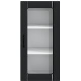  Zidni stakleni ormarić PORTO Crna 40 x 31 x 80 cm | Eponuda.com