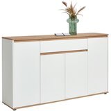 CARRYHOME komoda, bela, hrast artisan cene