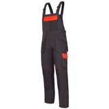 Lahti Pro Lahti hlače s naramenicama grafitna-narančasta 190g L(52) L4060352 | shoptok.hr