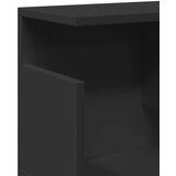  Zidni ormarić crni 80x20x30 cm od konstruiranog drva | shoptok.hr