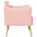  Ukrasna fotelja Ružičasta Bouclé | shoptok.hr