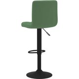 vidaXL Barski stolček temno zelen žamet, (20967333) | Shoptok.si