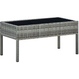 vidaXL Vrtni stol sivi 75 x 40 x 37 cm od poliratana | shoptok.hr