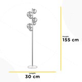 Lesnina XXXL STOJEČA SVETILKA PALOMA 30/30/155 cm | Shoptok.si
