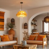  Brilagi - LED luster na sajli CERIA BOHO 1xE27/40W/230V, prečnika 40 cm, od rafije | Eponuda.com
