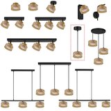  Brilagi - LED Luster na sajli AURA LUX 1xGX53/30W/230V crna/zlatna | Eponuda.com