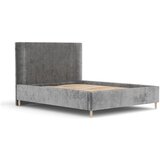 Maison de Rêve Sivi tapecirani bračni krevet s prostorom za odlaganje s podnicom 200x200 cm Etero – | shoptok.hr