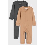 Sinsay Pamučni kombinezoni od rebrastog pletiva 2 pack | shoptok.hr