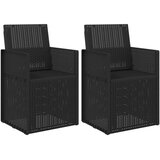  Vrtni jedilni stoli 2 pcs Antracit 53 x 47 x 88,5 cm PP, (5000285721) | Shoptok.si