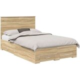  Konstrukcija postelje Sonoma hrast 135 x 190 cm Konstruiran les, (5000104419) | Shoptok.si