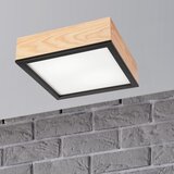  plafonsko svetlo natural square 2xE27/15W/230V 31x31 cm borovina/crna | Eponuda.com