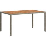  Stol za vrt Siva 150 x 90 x 75 cm poliratan | shoptok.hr