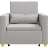 SOFA na razvlačenje Singl s kotačima Siva boja oblaka tkanina | shoptok.hr