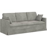  Set sofe 2 pcs Svijetlo siva 198 x 78 x 80 cm Baršun | shoptok.hr
