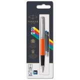 Parker Nalivno pero Jotter Originals + 2 črnilna vložka, oranžno sivo Cene