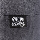 Love Story temno siv kokon za mačke 22x45 cm | Shoptok.si