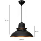 Opviq luster 241753, crni | Eponuda.ba
