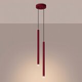 Sollux SL.2122 - Luster na sajli PASTELO 2xG9/8W/230V crvena | Eponuda.com