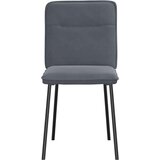 vidaXL Jedilni stoli 6 kosov temno siv žamet | Shoptok.si