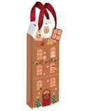  OKRASNE VREČICE-STEKLENICA 13X36X10 CM NOVOLETNE CHRISTMAS INTERDRUK SORT Cene