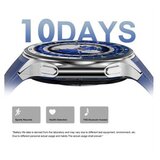 Ms Mobile DT Watch X Smart Watch plavi (plava silikonska i crna kožna narukvica) | Eponuda.com