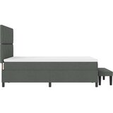  Krevet s opruga kutije Tamno siva 140 x 190 cm tkanina | shoptok.hr