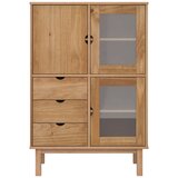  Visoka komoda OTTA 85 x 43 x 125 cm od masivne borovine | Eponuda.ba