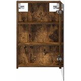  Kupaonski ormar s ogledalom Dimljeni hrast 40 x 10,5 x 60,5 cm | shoptok.hr