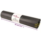 vidaXL vrečke za smeti 250 kos črne 120 l | Shoptok.si