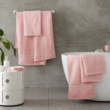 Catherine Lansfield Svijetlo ružičasti pamučni ručnici u setu 2 kom od frotira 90x140 cm Zero Twist – | shoptok.hr