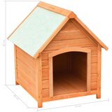 vidaXL Pasja uta trdna borovina in les jelke 72x85x82 cm | Shoptok.si