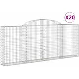  Lučne gabionske košare 20kom 300x30x120/140cm pocinčano željezo | Eponuda.ba