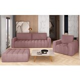 ELTAP Elegantni dnevni set Lazaro 3+1+Tabure-Mat Velvet 63 | shoptok.hr