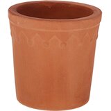 Esschert Design Cvetlični lonec iz terakote z reliefnim vzorcem - 15 cm Cene
