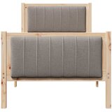  Okvir kreveta Smeđa i taupe 80 x 200 cm Masivna borovina | shoptok.hr