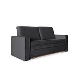 Miuform Tamno sivi kauč na razvlačenje 168 cm Lucky Lucy - | shoptok.hr