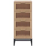  Visoka komoda 40 x 30 x 95 cm od konstruiranog drva | shoptok.hr