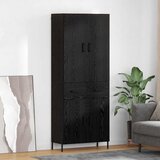  Highboard Crni hrast 69,5 x 34 x 180 cm Konstruirano drvo | shoptok.hr