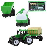 Magic Toys Farmer Truck: Kmetijski traktor set s prikolicami 28cm | Shoptok.si
