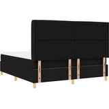  s opruga kutije s LED trakama Crna 180 x 200 cm tkanina | shoptok.hr