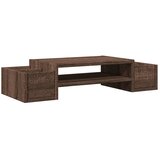  Stalak za monitor s pohranom boja hrasta 70 x 27 x 15 cm drveni | shoptok.hr