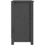 Ormarić za knjige sivi 50 x 35 x 68 cm od masivne borovine | shoptok.hr