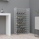 vidaXL stalak za vino za 72 boce bijeli metalni | shoptok.hr