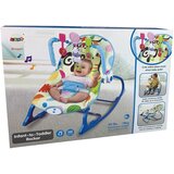  Stolica/jaje za ljuljanje 2u1 sa zvučnim i vibrirajućim efektima - zebra | Shoptok.si