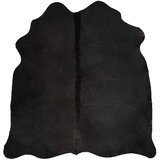  Tepih od prave kravlje kože crni 180 x 220 cm | shoptok.hr