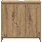 vidaXL Ormarić za umivaonik smeđa boja hrasta 60x33x60 cm drveni | shoptok.hr
