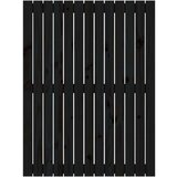  Stensko posteljno vzglavje črno 82,5x3x110 cm trdna borovina, (20735457) | Shoptok.si